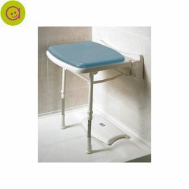 Asiento de ducha abatible acolchado
