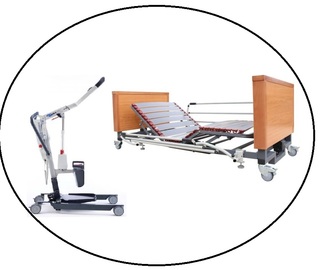 Renting 1 cama alzheimer 1 grúa bipedestadora